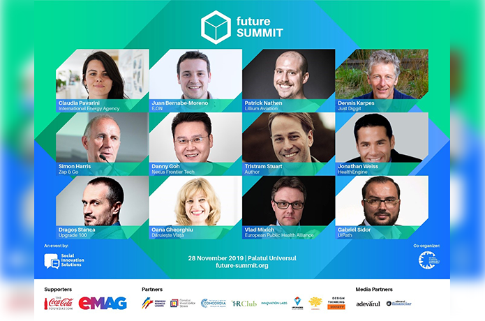 Innovators from Germany, France, UK and the US Will Attend “Future Summit” on November 28th in Bucharest